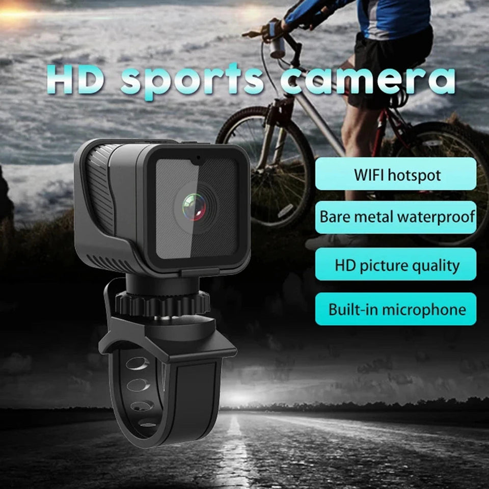 1080P HD Portable Sports Mini Camera with Hotspot