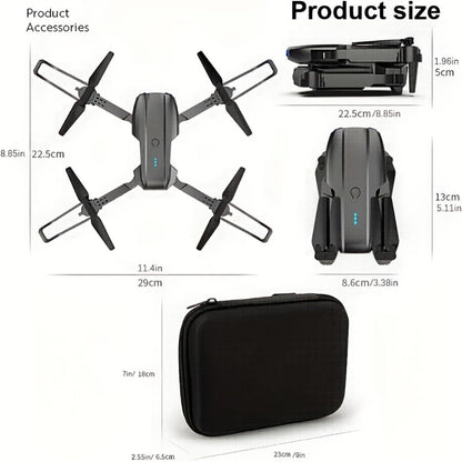 E99 HD Smart Drone with Dual Camera & Obstacle Avoidance | درون E99 HD الذكي بكاميرتين وتقنية تجنب العوائق**
