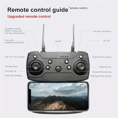 E99 HD Smart Drone with Dual Camera & Obstacle Avoidance | درون E99 HD الذكي بكاميرتين وتقنية تجنب العوائق**